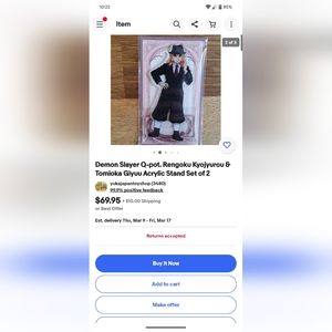 Used Kyojuro acrylic stand